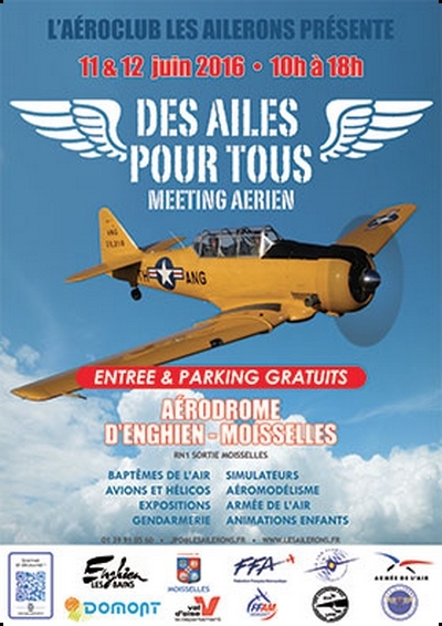 Des Ailes Pour Tous 2016, annuler Meeting Aérien d'Enghien-Moisselles 2016, Meeting Aerien 2016,Airshow 2016, French Airshow 2016