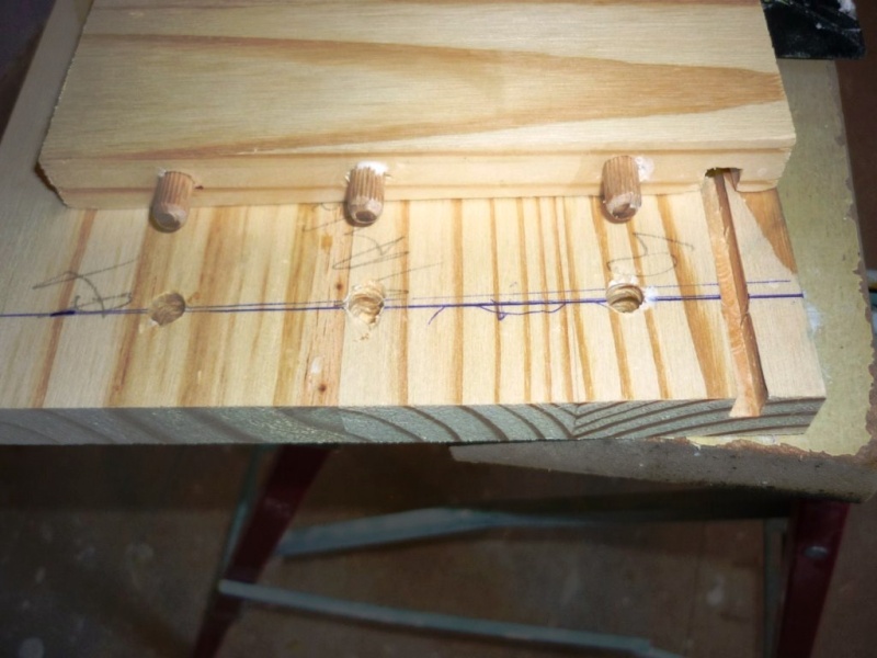 assemblage tiroir bois avec tourillons