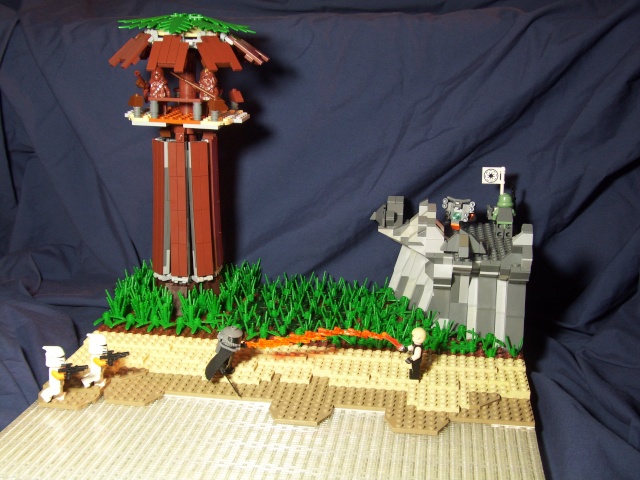 LEGO Star Wars Diorama Moc scouting Kashyyk DIGITAL INSTRUCTIONS 