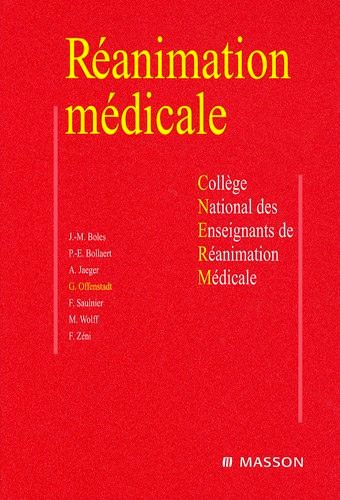 Réanimation médicale " 2ème édition "