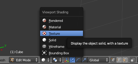 Selecting texture