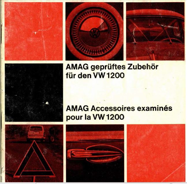 catalogue d'accessoires Amag 1964